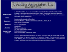 Tablet Screenshot of j-alden.com